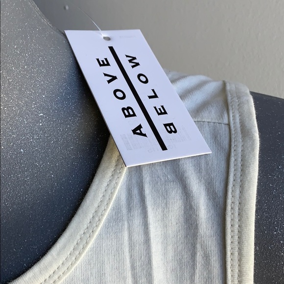 Cream Tank Top Above/Below - Picture 4 of 6